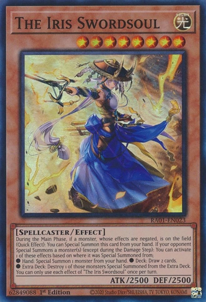 The Iris Swordsoul (RA01-EN023)  Super Rare
