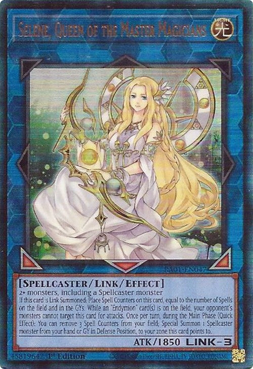 Selene, Queen of the Master Magicians  (RA01-EN047)  Prismatic Ultimate Rare