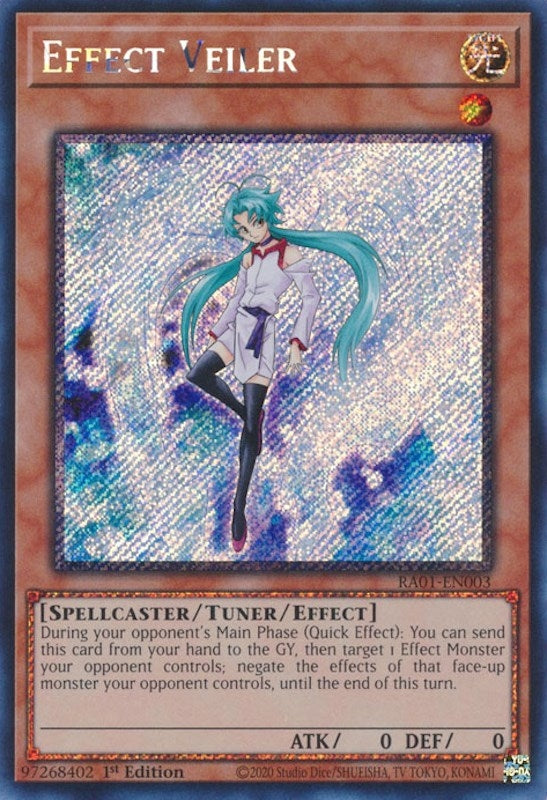 Effect Veiler  (RA01-EN003)  Platinum Secret Rare