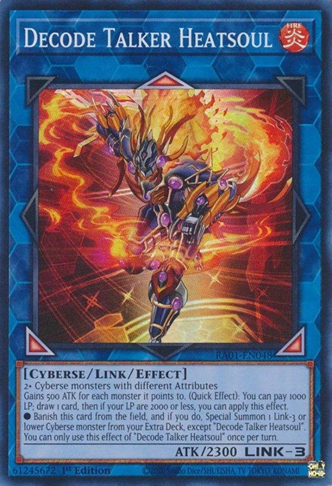 Decode Talker Heatsoul (RA01-EN048)  Super Rare