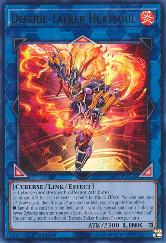 Decode Talker Heatsoul  (RA01-EN048)  Ultra Rare