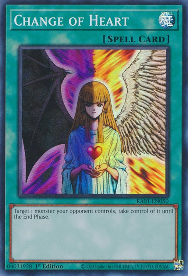 Change of Heart (RA01-EN050)  Super Rare