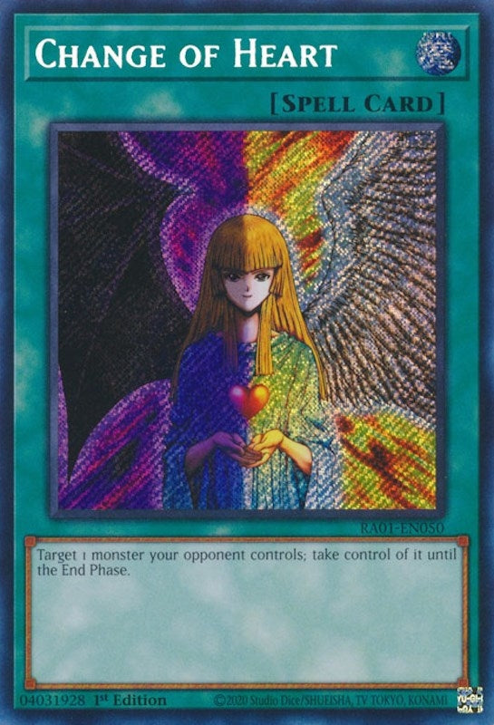 Change of Heart  (RA01-EN050)  Secret Rare