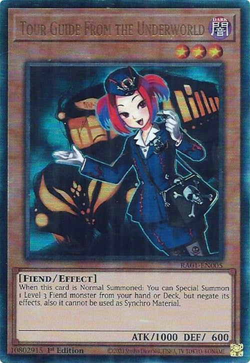 Tour Guide From the Underworld  (RA01-EN005)  Prismatic Ultimate Rare