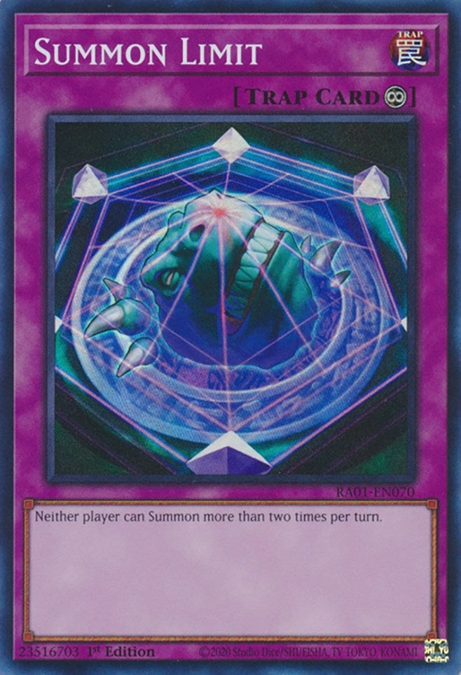 Summon Limit (RA01-EN070)  Super Rare