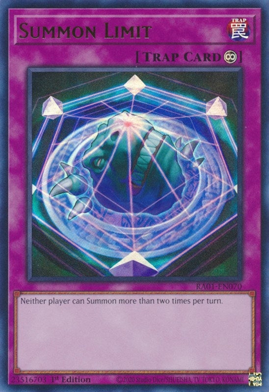 Summon Limit  (RA01-EN070)  Ultra Rare