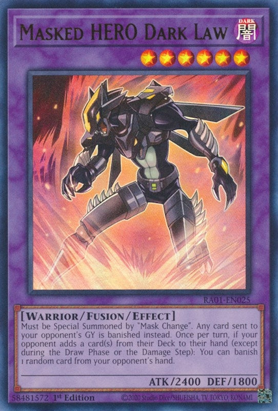 Masked HERO Dark Law  (RA01-EN025)  Ultra Rare