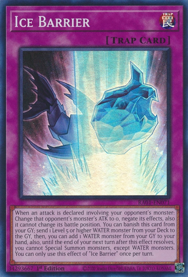 Ice Barrier (RA01-EN071)  Super Rare