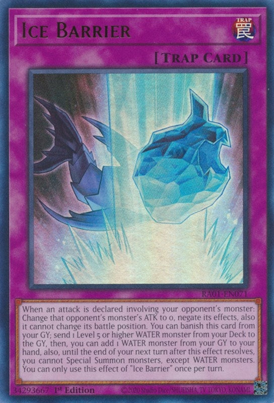 Ice Barrier  (RA01-EN071)  Ultra Rare