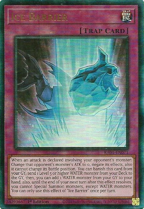 Ice Barrier  (RA01-EN071)  Prismatic Ultimate Rare