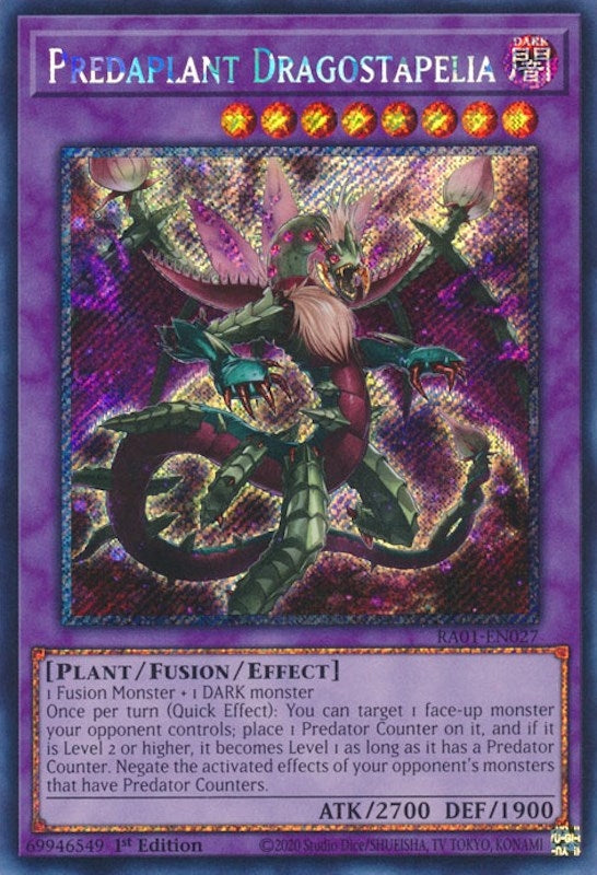 Predaplant Dragostapelia  (RA01-EN027)  Platinum Secret Rare