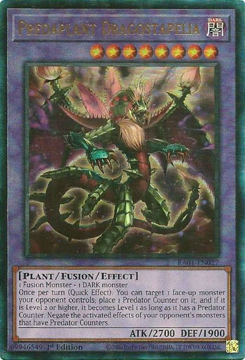 Predaplant Dragostapelia  (RA01-EN027)  Prismatic Ultimate Rare