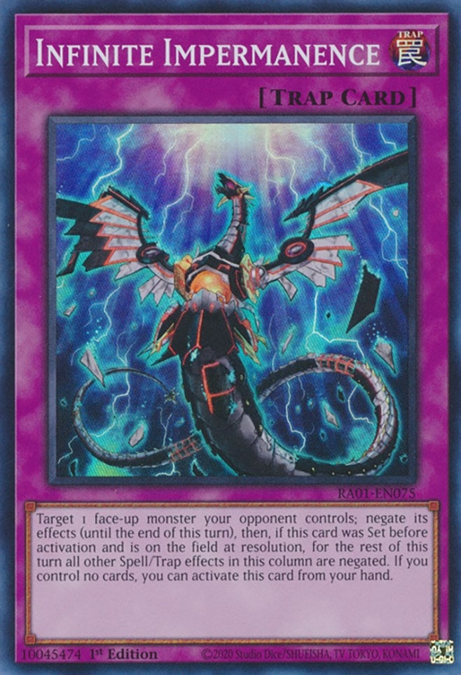 Infinite Impermanence (RA01-EN075)  Super Rare