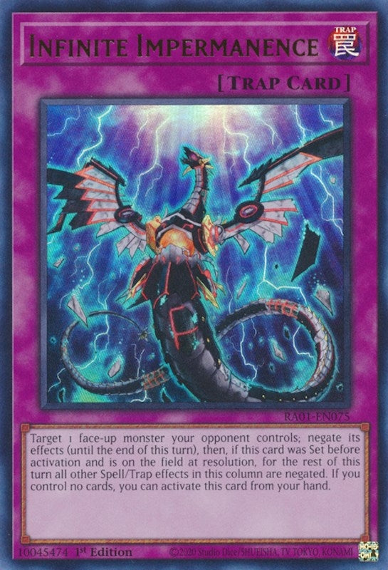 Infinite Impermanence  (RA01-EN075)  Ultra Rare