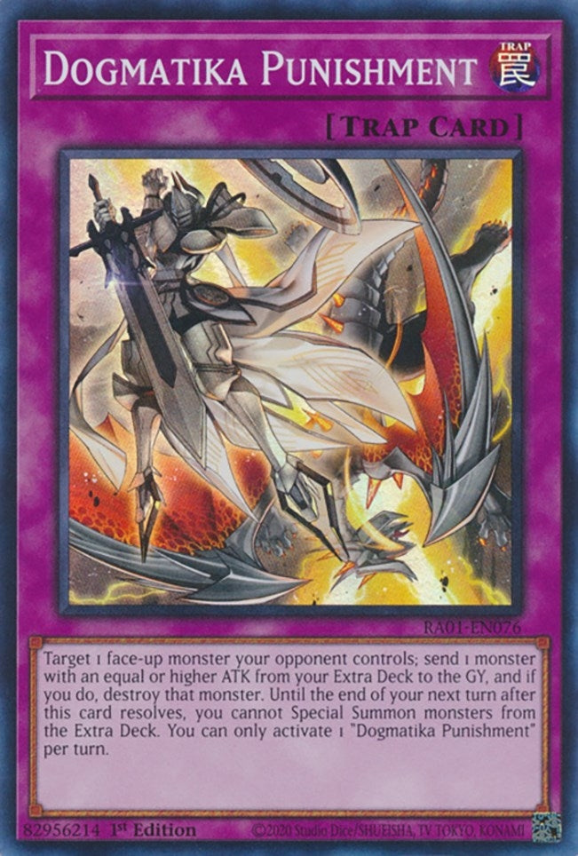 Dogmatika Punishment (RA01-EN076)  Super Rare