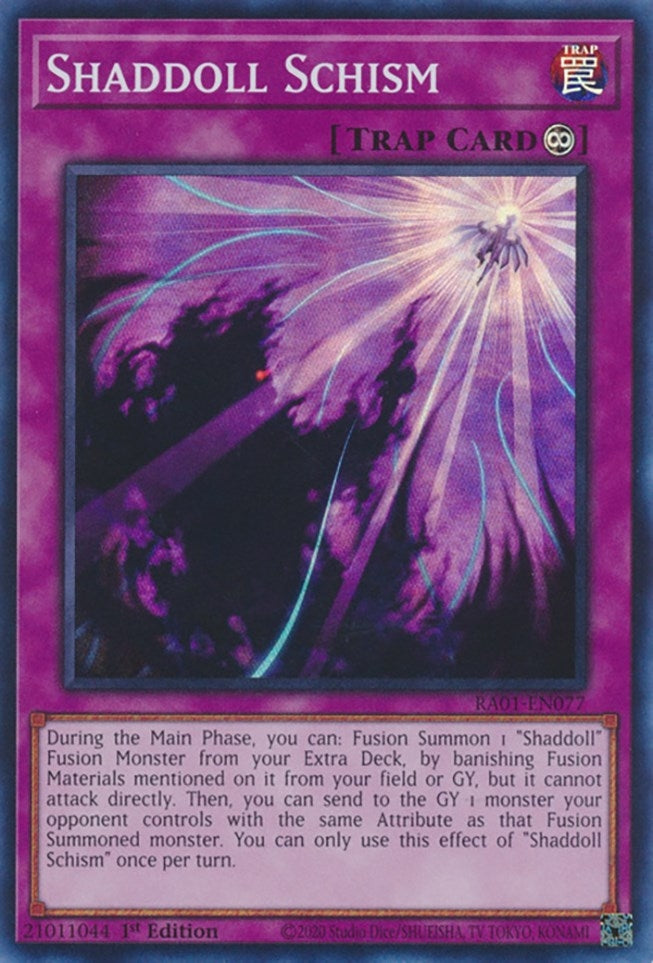 Shaddoll Schism (RA01-EN077)  Super Rare