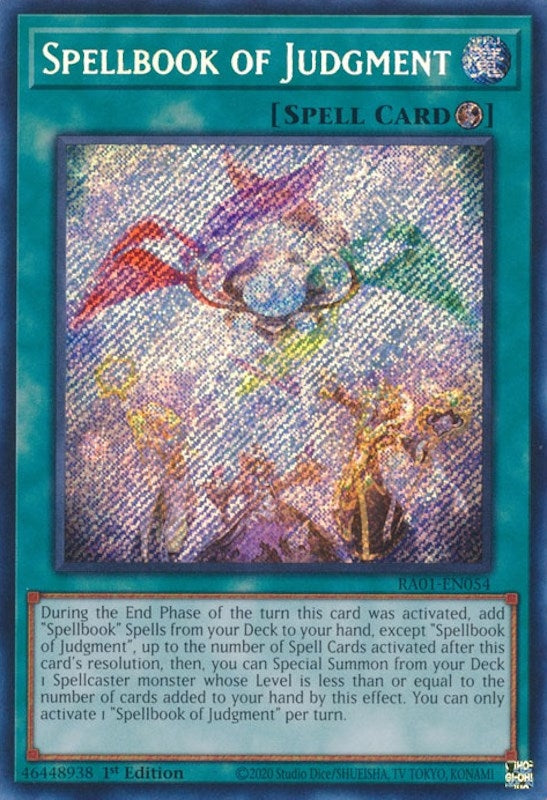 Spellbook of Judgment  (RA01-EN054)  Secret Rare