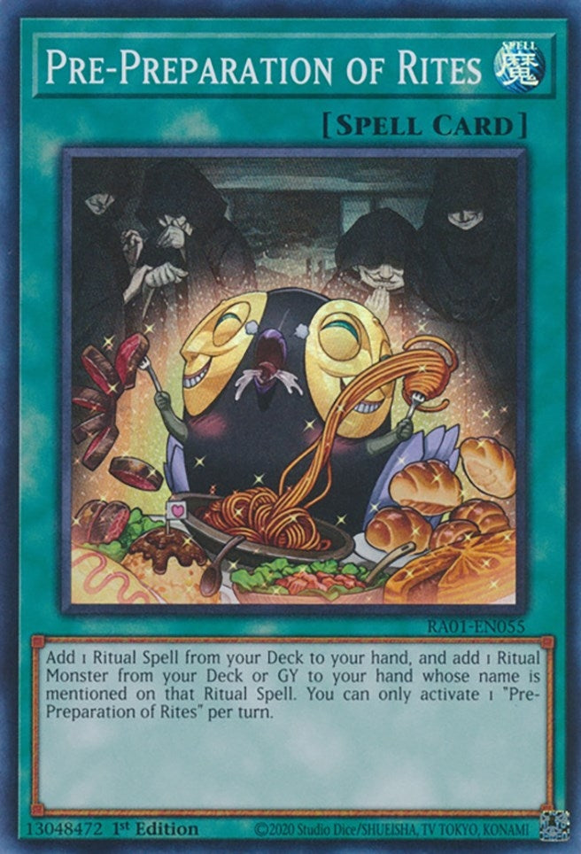 Pre-Preparation of Rites (RA01-EN055)  Super Rare