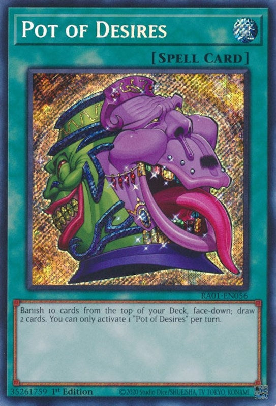 Pot of Desires  (RA01-EN056)  Secret Rare