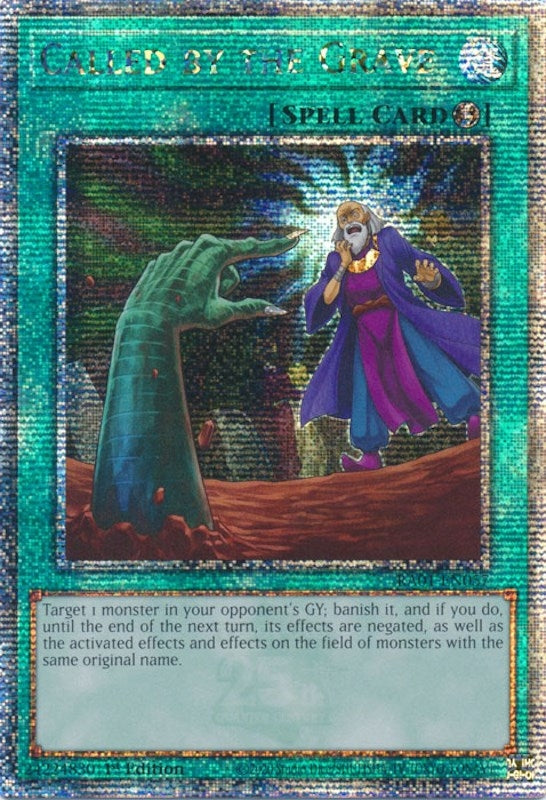 Called by the Grave  (RA01-EN057)  Quarter Century Secret Rare