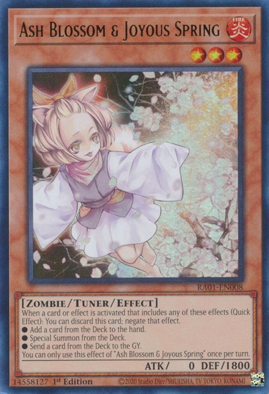 Ash Blossom & Joyous Spring  (RA01-EN008)  Ultra Rare