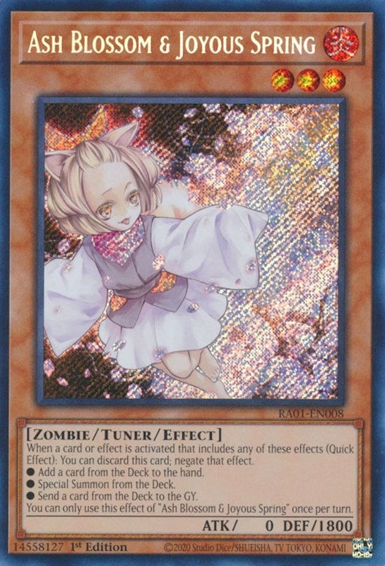 Ash Blossom & Joyous Spring  (RA01-EN008)  Secret Rare