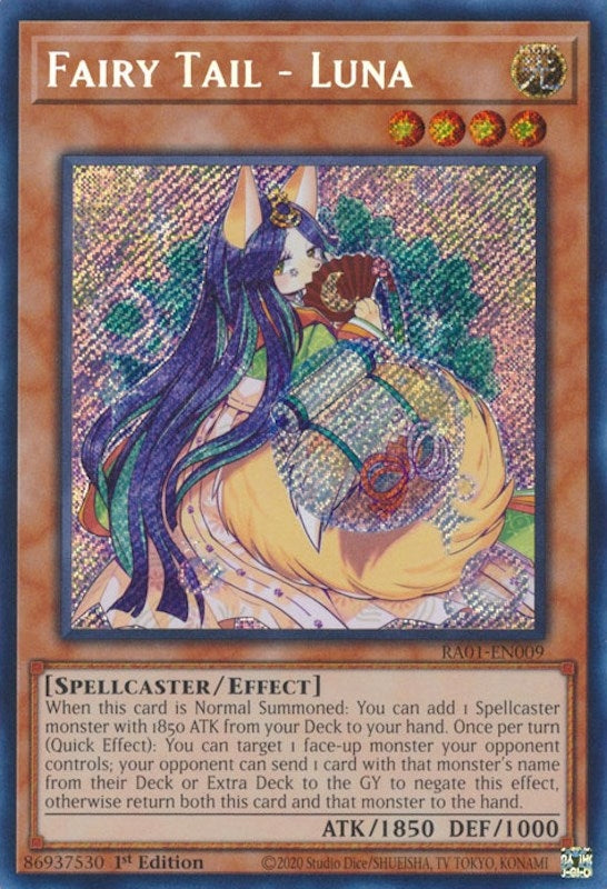 Fairy Tail - Luna  (RA01-EN009)  Secret Rare