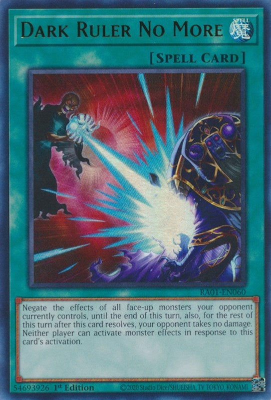 Dark Ruler No More  (RA01-EN060)  Ultra Rare