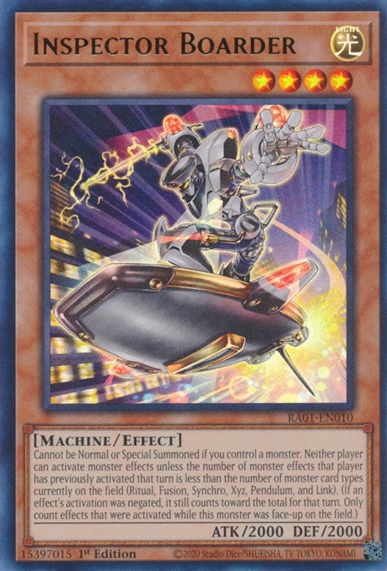 Inspector Boarder  (RA01-EN010)  Ultra Rare