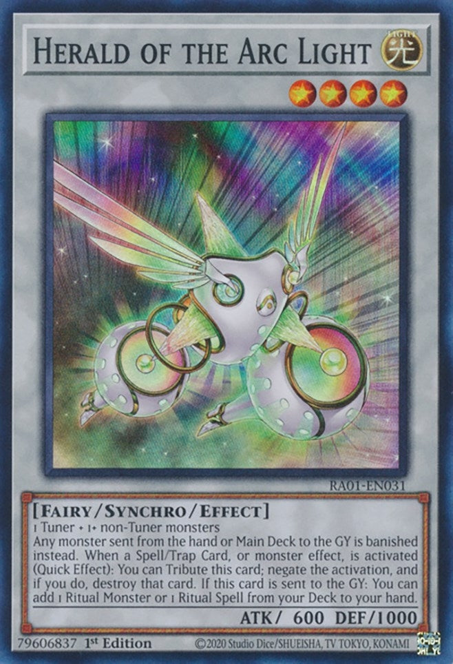 Herald of the Arc Light (RA01-EN031)  Super Rare