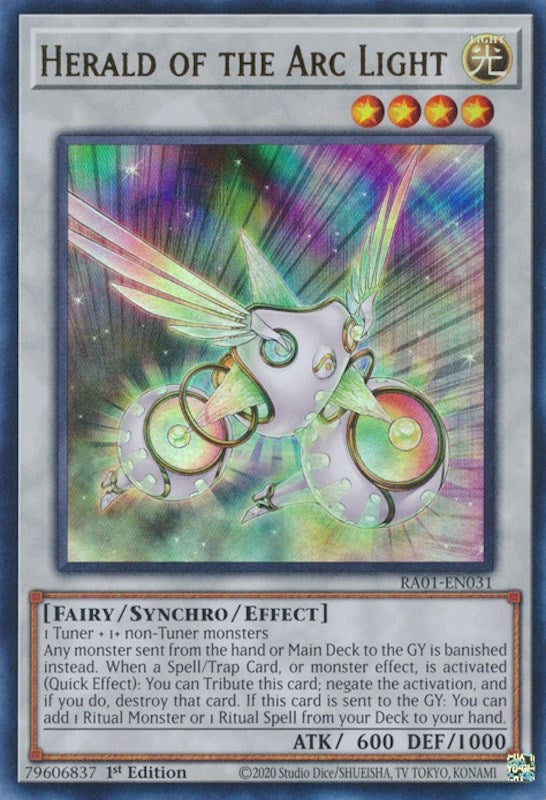 Herald of the Arc Light  (RA01-EN031)  Ultra Rare