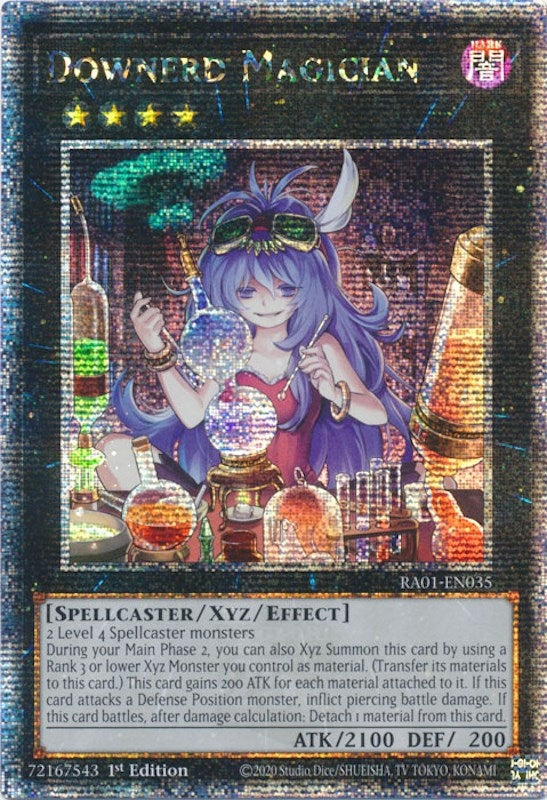 Downerd Magician  (RA01-EN035)  Quarter Century Secret Rare