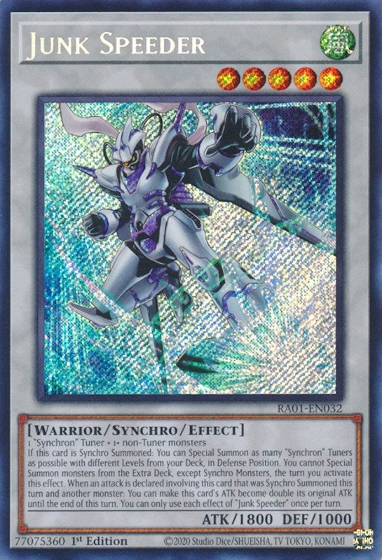 Junk Speeder  (RA01-EN032)  Secret Rare