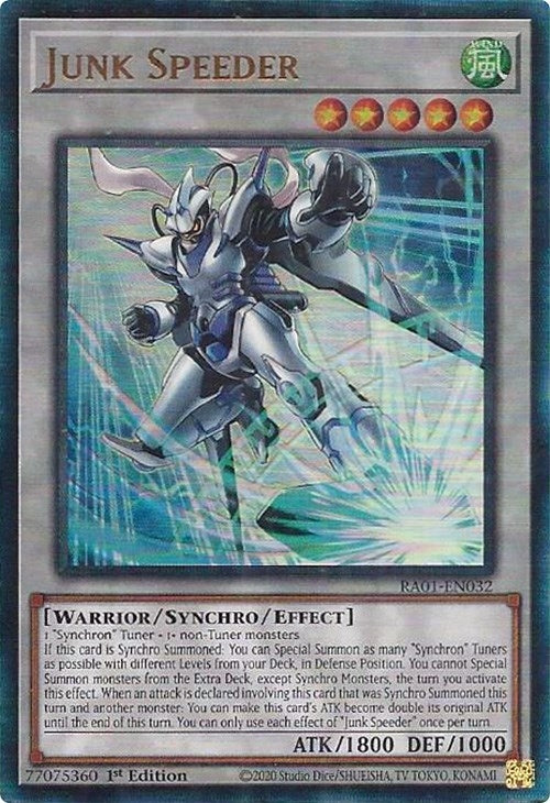Junk Speeder  (RA01-EN032)  Prismatic Ultimate Rare