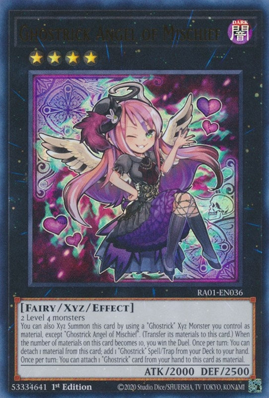 Ghostrick Angel of Mischief  (RA01-EN036)  Ultra Rare