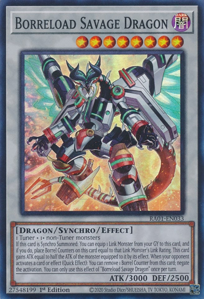 Borreload Savage Dragon (RA01-EN033)  Super Rare