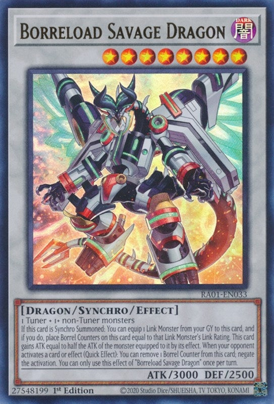 Borreload Savage Dragon  (RA01-EN033)  Ultra Rare