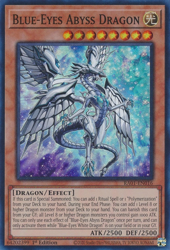 Blue-Eyes Abyss Dragon (RA01-EN016)  Super Rare