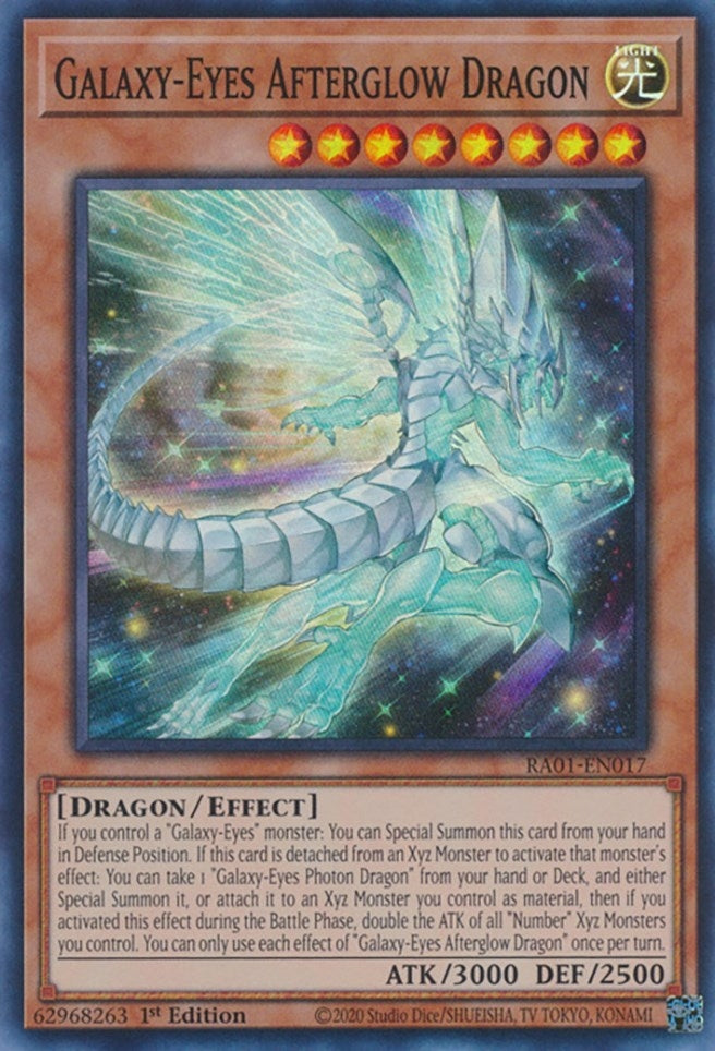 Galaxy-Eyes Afterglow Dragon (RA01-EN017)  Super Rare
