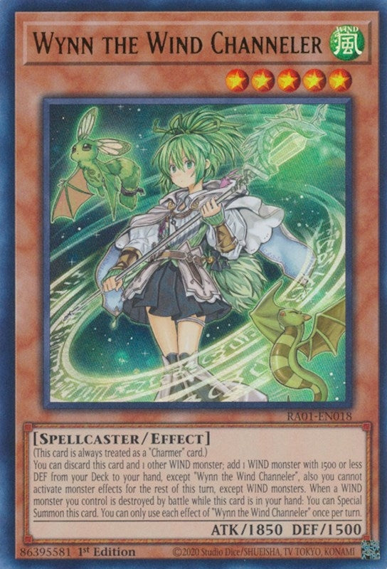 Wynn the Wind Channeler  (RA01-EN018)  Ultra Rare