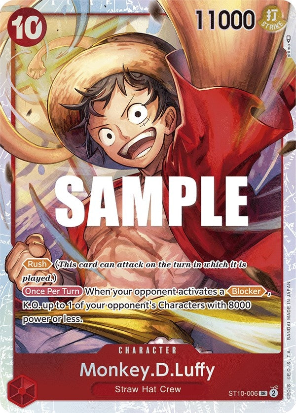 (ST10-006) Monkey.D.Luffy - Super Rare