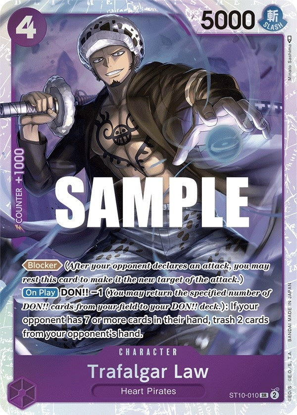 (ST10-010) Trafalgar Law - Super Rare