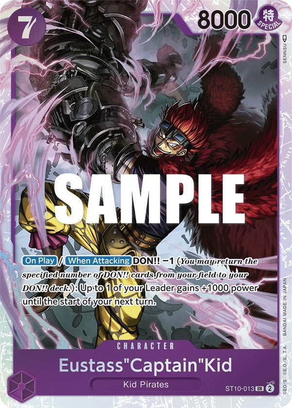 (ST10-013) Eustass"Captain"Kid - Super Rare