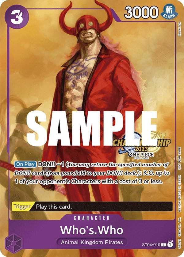 (ST04-010) Who's.Who (CS 2023 Celebration Pack) - Common