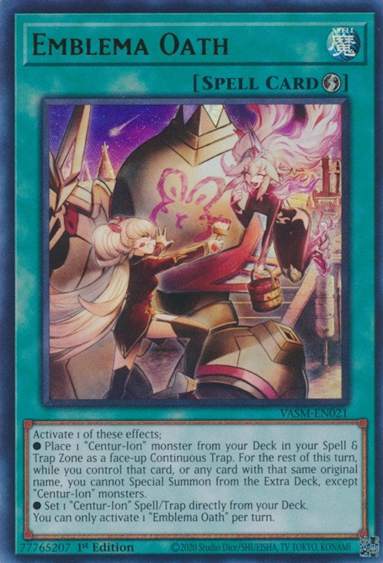 Emblema Oath (VASM-EN021)  Ultra Rare
