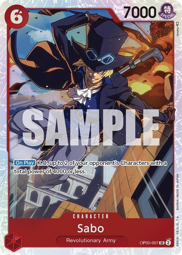 (OP05-007) Sabo - Super Rare