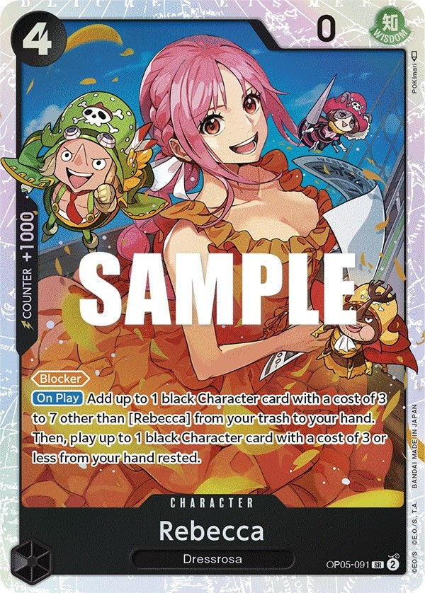 (OP05-091) Rebecca - Super Rare