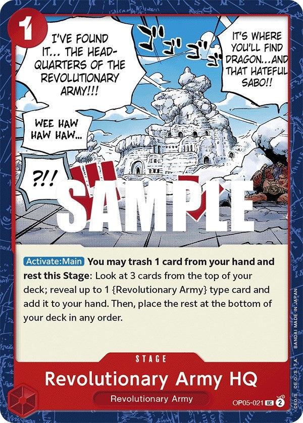 (OP05-021) Revolutionary Army HQ - Uncommon