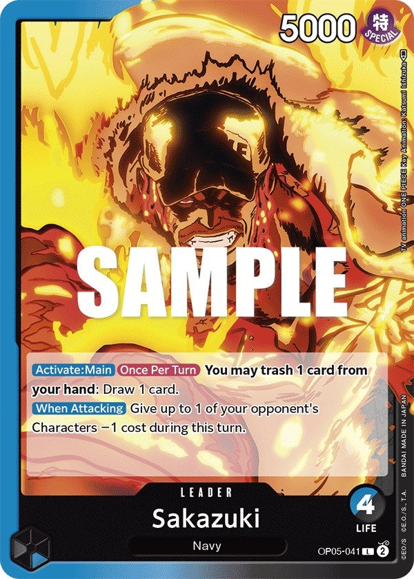 (OP05-041) Sakazuki - Leader