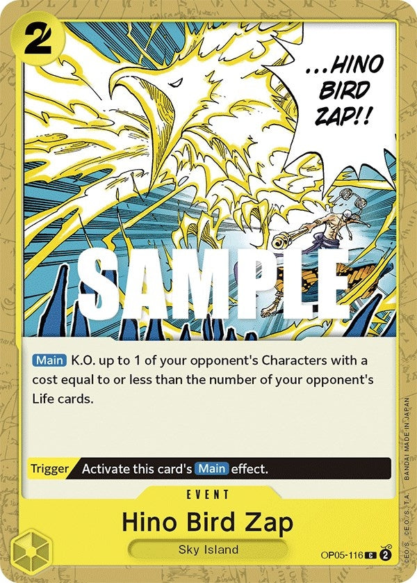 (OP05-116) Hino Bird Zap